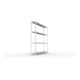 META SPEED-RACK Weitspannregal 2470x2500x400 mm in verzinkt mit 4 Fachebenen und Spanplatten