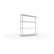 META SPEED-RACK Weitspannregal 2470x2500x400 mm in verzinkt mit 4 Fachebenen und Stahlpaneelen