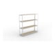 META SPEED-RACK Weitspannregal 2470x2500x600 mm in verzinkt mit 4 Fachebenen und Spanplatten