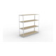 META SPEED-RACK Weitspannregal 2470x2500x800 mm in verzinkt mit 4 Fachebenen und Spanplatten