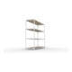 META SPEED-RACK Weitspannregal 2470x2500x800 mm in verzinkt mit 4 Fachebenen und Spanplatten