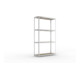 META SPEED-RACK Weitspannregal 2970x1700x600 mm in verzinkt mit 4 Fachebenen und Spanplatten