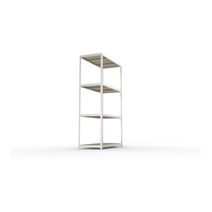 META SPEED-RACK Weitspannregal 2970x1700x800 mm in verzinkt mit 4 Fachebenen und Spanplatten
