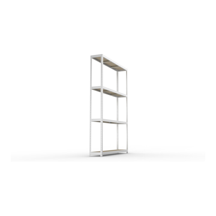 META SPEED-RACK Weitspannregal 2970x2000x400 mm in verzinkt mit 4 Fachebenen und Spanplatten