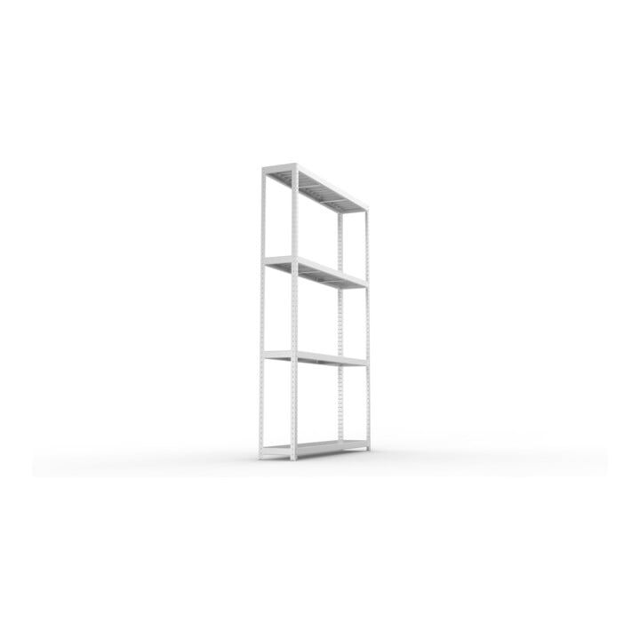 META SPEED-RACK Weitspannregal 2970x2000x400 mm in verzinkt mit 4 Fachebenen und Stahlpaneelen