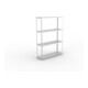 META SPEED-RACK Weitspannregal 2970x2000x600 mm in verzinkt mit 4 Fachebenen und Stahlpaneelen