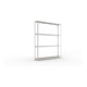 META SPEED-RACK Weitspannregal 2970x2500x400 mm in verzinkt mit 4 Fachebenen und Spanplatten