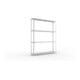 META SPEED-RACK Weitspannregal 2970x2500x400 mm in verzinkt mit 4 Fachebenen und Stahlpaneelen