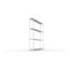 META SPEED-RACK Weitspannregal 2970x2500x400 mm in verzinkt mit 4 Fachebenen und Stahlpaneelen