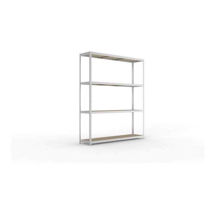 Set META-Regalbau GmbH & Weitspannregal SPEED RACK2500x600x2970 mm verz. +...