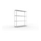 META SPEED-RACK Weitspannregal 2970x2500x600 mm in verzinkt mit 4 Fachebenen und Stahlpaneelen