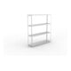 META SPEED-RACK Weitspannregal 2970x2500x600 mm in verzinkt mit 4 Fachebenen und Stahlpaneelen