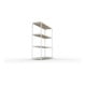 META SPEED-RACK Weitspannregal 2970x2500x800 mm in verzinkt mit 4 Fachebenen und Spanplatten