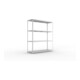 META SPEED-RACK Weitspannregal 2970x2500x800 mm in verzinkt mit 4 Fachebenen und Stahlpaneelen