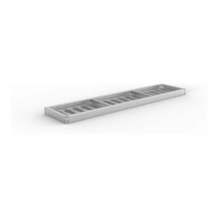 META SPEED-RACK Zusatzfachebene 1700x400 mm in verzinkt und Stahlpaneelen
