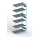 Meta Steckregal Anbauregal CLIP 100 S3 AR 2500 x 1000 x 600 mm 6 Böden, verzinkt zerlegte Rahmen-1