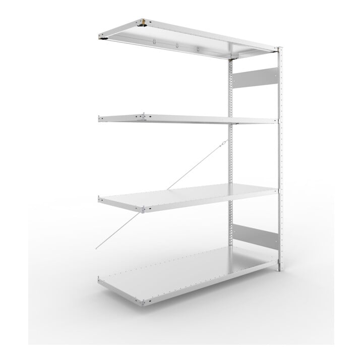 Set META-Regalbau GmbH& Co. KG S3 CLIP 200 AR 2000x1500x600 mm in verzinkt...