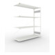 Meta Steckregal Anbauregal S3 CLIP 200 AR 2000 x 1700 x 600 mm lichtgrau + 4 Böden
