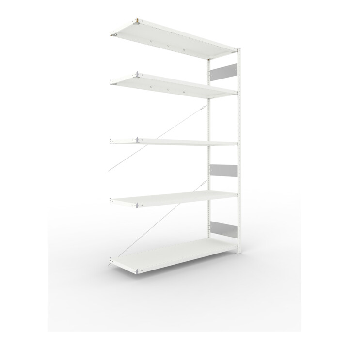 Set META-Regalbau GmbH& Co. KG S3 CLIP 200 AR 2500x1500x500 mm in RAL 7035...