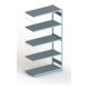 Meta Steckregal Anbauregal S3 CLIP 230 AR 2500 x 1300 x 600 mm verzinkt + 5 Böden-1