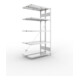 Meta Steckregal Anbauregal S3 CLIP 230 DAR 2000 x 1000 x 300 mm verzinkt + 2 x 5 Böden