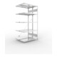 Meta Steckregal Anbauregal S3 CLIP 230 DAR 2000 x 1000 x 400 mm verzinkt + 2 x 5 Böden