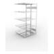 Meta Steckregal Anbauregal S3 CLIP 230 DAR 2000 x 1000 x 500 mm verzinkt + 2 x 5 Böden