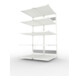 Meta Steckregal Anbauregal S3 CLIP 230 DAR 2000 x 1000 x 600 mm lichtgrau + 2 x 5 Böden