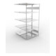 Meta Steckregal Anbauregal S3 CLIP 230 DAR 2000 x 1000 x 600 mm verzinkt + 2 x 5 Böden