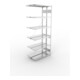 Meta Steckregal Anbauregal S3 CLIP 230 DAR 2500 x 1000 x 300 mm verzinkt + 2 x 6 Böden