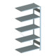 Meta Steckregal Anbauregal S3 CLIP 80 AR 2000 x 1000 x 500 mm verzinkt + 5 Böden-1