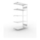 Meta Steckregal CLIP S3 150 2000 x 1000 x 500 mm verzinkt 5 Böden