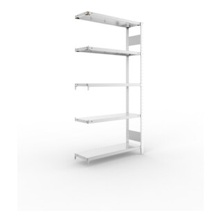 META Steckregal CLIP S3 150 LR 2000 x 1000 x 300mm verzinkt mit 5 Böden