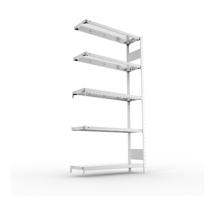 META Steckregal CLIP S3 150 LR 2000 x 1000 x 300mm verzinkt mit 5 Böden