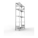 META Steckregal CLIP S3 230 2000 x 1000 x 300 mm verzinkt 5 Böden