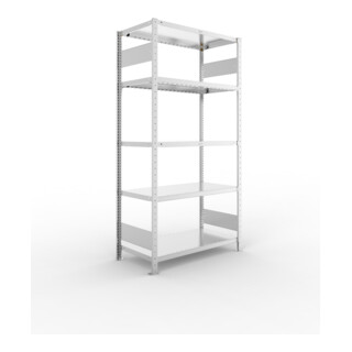 META Steckregal CLIP S3 230 LR 2000 x 1000 x 500 verzinkt mit 5 Böden