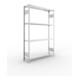 META Steckregal CLIP S3 230 LR 2000 x 1300 x 300 mm verzinkt mit 4 Böden