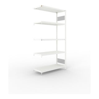 META Steckregal CLIP S3 230 LR AR 2000 x 1000 x 400 RAL 7035 mit 5 Böden