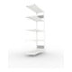 META Steckregal CLIP S3 230 LR AR 2000 x 1000 x 400 RAL 7035 mit 5 Böden