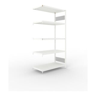 META Steckregal CLIP S3 230 LR AR 2000 x 1000 x 600 RAL 7035 mit 5 Böden