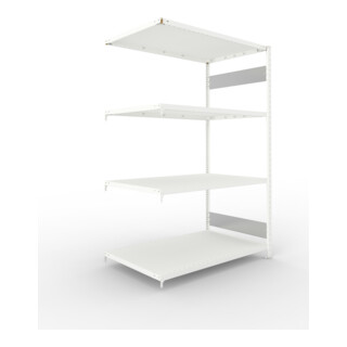 Meta Steckregal CLIP S3 230 LR AR 2000 x 1300 x 800 RAL 7035 kpl. mit 4 Böden