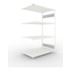 Meta Steckregal CLIP S3 230 LR AR 2000 x 1300 x 800 RAL 7035 kpl. mit 4 Böden