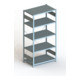 Meta Steckregal Grundregal CLIP 100 S3 GR 2000 x 1000 x 600 mm 5 Böden, lichtgrau zerlegte Rahmen-1