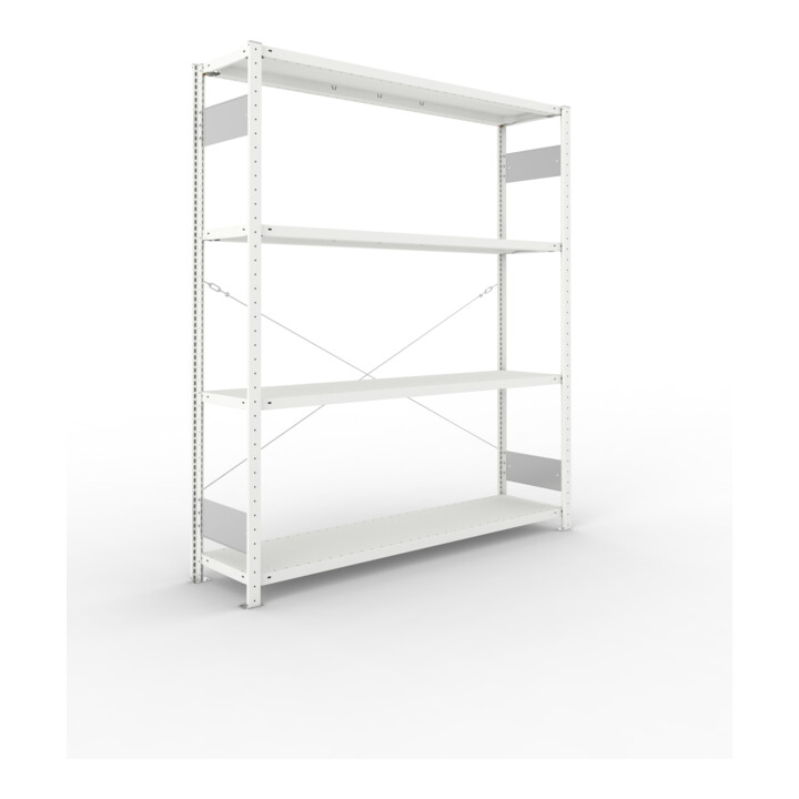 Set META-Regalbau GmbH& Co. KG S3 CLIP 200 AR 2000x1700x400 RAL 7035  mit 4...