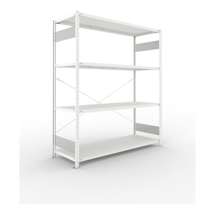 Set META-Regalbau GmbH& Co. KG S3 CLIP 200 AR 2000x1700x600 RAL 7035  mit 4...