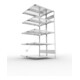 META Steckregal S3 CLIP 150 2000 x 1000 x 500mm verzinkt 10 Böden