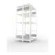 Meta Steckregal S3 CLIP 150 DGR 2000 x 1000 x 400 RAL 7035 mit 2 x 5 Böden