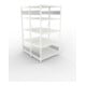Meta Steckregal S3 CLIP 230 DGR 2000 x 1000 x 600 RAL 7035 mit 2 x 5 Böden