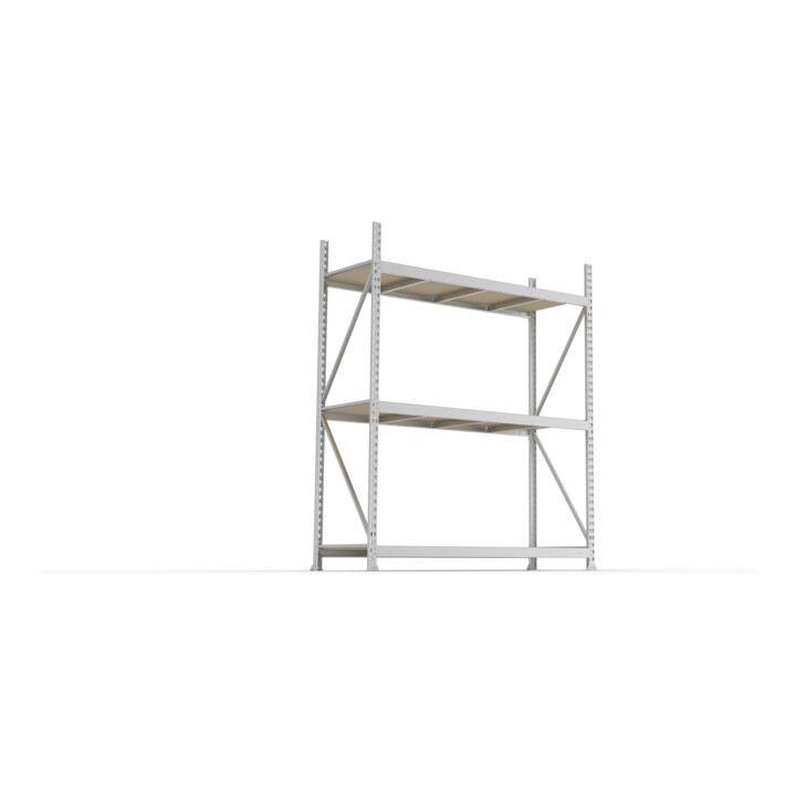 Meta Weitspannregal MINI-RACK 2200 x 1800 x 650 mm Spanplattenböden verzinkt
