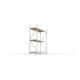 Meta Weitspannregal MINI-RACK 2200 x 1800 x 650 mm Spanplattenböden verzinkt